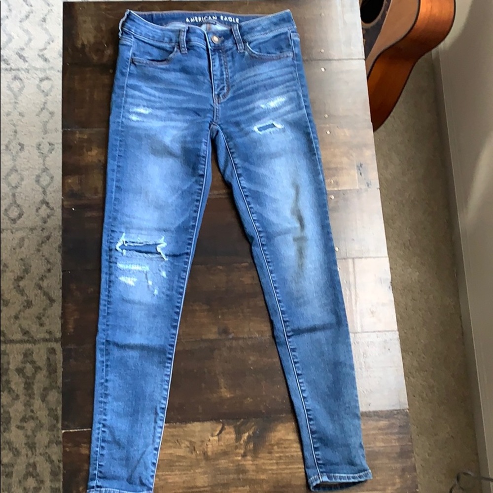 Distressed Jean Jeggings